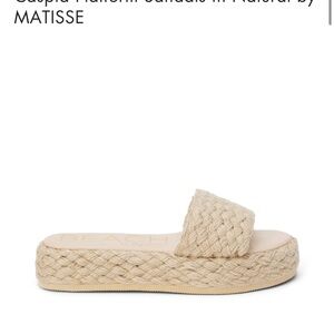 Matisse Women's Natural Platform Sandals